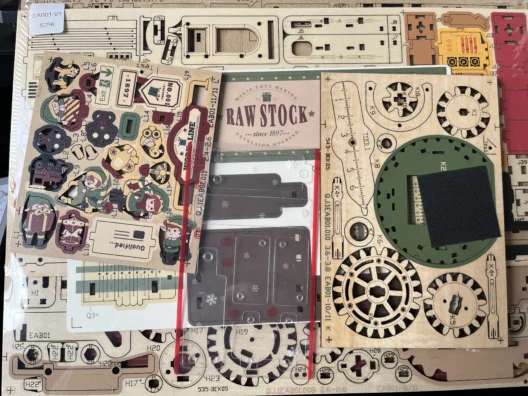 ensemble des plaques de bois de la dream gift factory