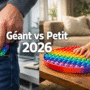 Pop It anti-stress géant vs petit comparaison 2026 usages