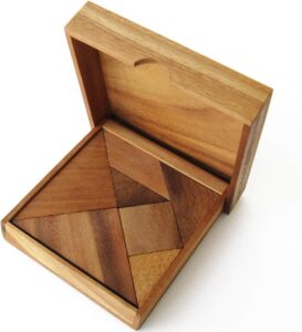 tangram casse tête chinois mécanique pour article Fudgets et puzzles